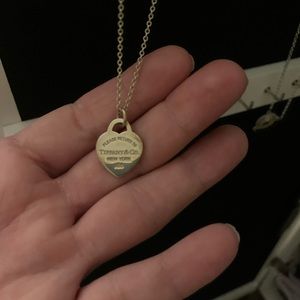 Authentic Tiffany silver Heart Necklace